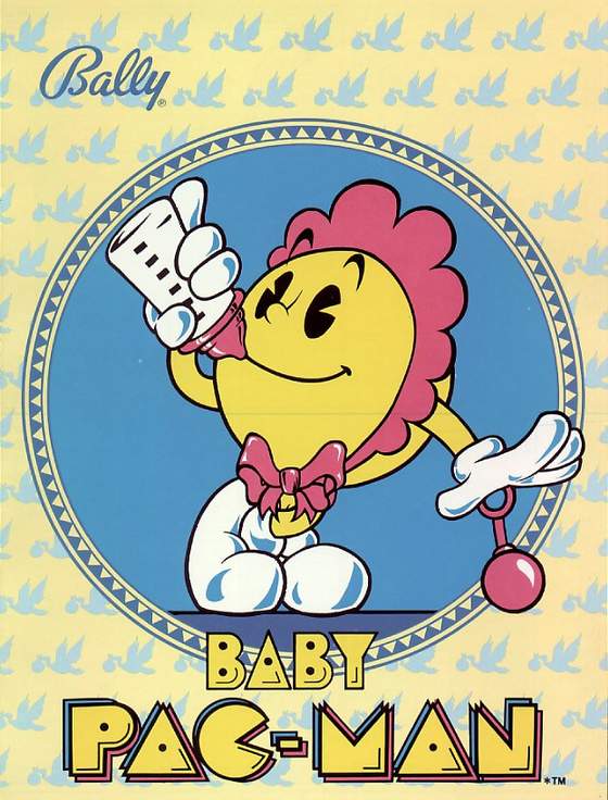 Baby Pac-man flyer: 1 Front